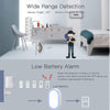 Motion Sensor PIR Detector with Long Range and Low Battery Alerts