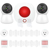 Smart Wi-Fi Alarm System Siren with Security Cameras and Wireless Sensors
