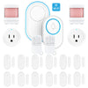 Smart Wi-Fi Alarm System with Wireless Sensors, Sockets and Doorbell